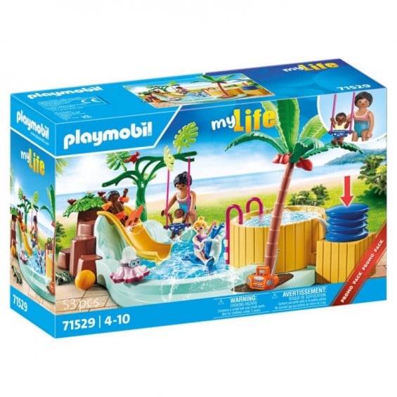 PLAYMOBIL My Life Promo Pack Piscina Con Jacuzzi - 71529