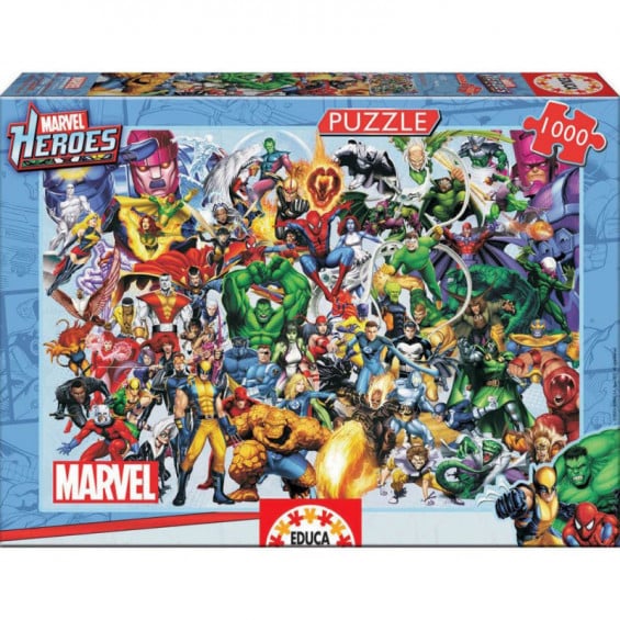 Puzzle 1000 Piezas Los Héroes de Marvel