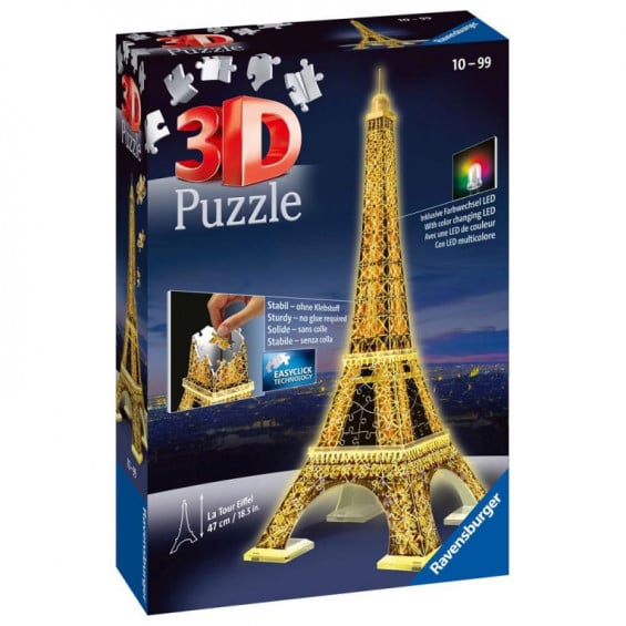 Ravensburger Puzzle 3D Serie Midi Especial Torre Eiffel
