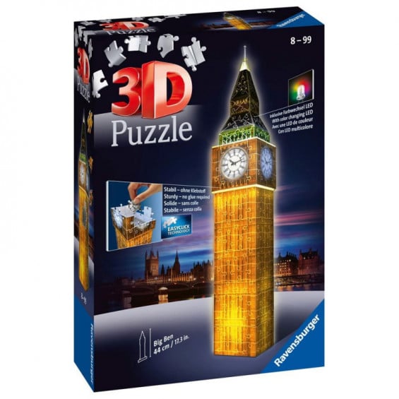 Ravensburger Puzzle 3D Big Ben Night Edition