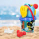 Mickey Mouse Mochila con Cubo de Playa y Accesorios