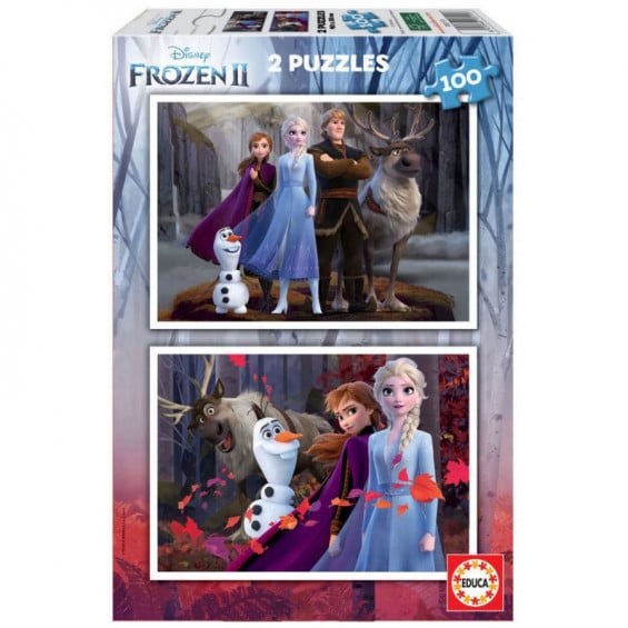 Puzzle 2 x 100 Piezas Frozen 2