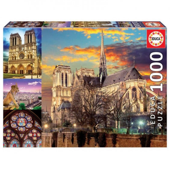 Puzzle 1000 Piezas Collage de Notre Dame