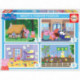 Puzzle Multi 20-40-60-80 Piezas Peppa Pig