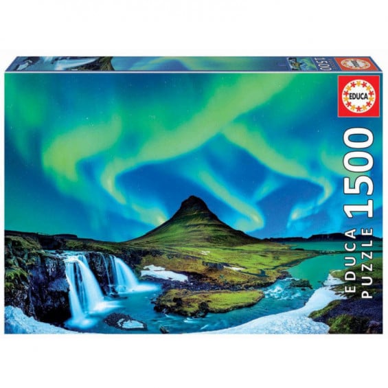 Puzzle 1500 Piezas Aurora Boreal Islandia