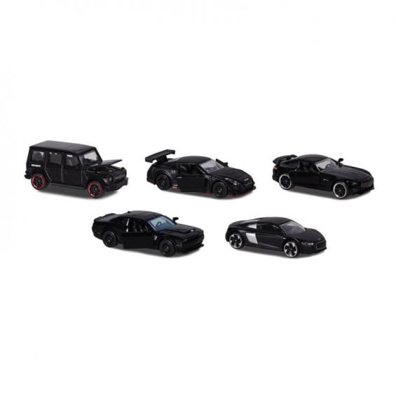 Majorette Giftpack 5 Coches Negros