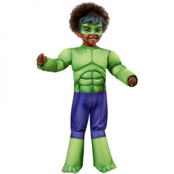 Disfraz Infantil Hulk Salf Preschool Talla S 3-4 Años