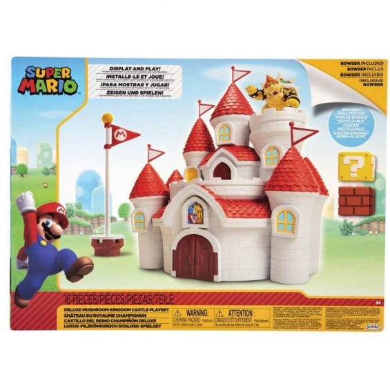 Super Mario Playset Castillo Reino Champiñón