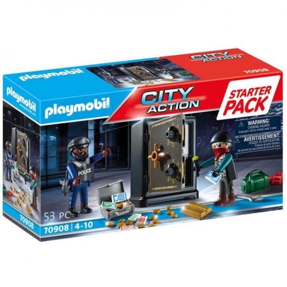 PLAYMOBIL City Action Starter Pack Caja Fuerte - 70908