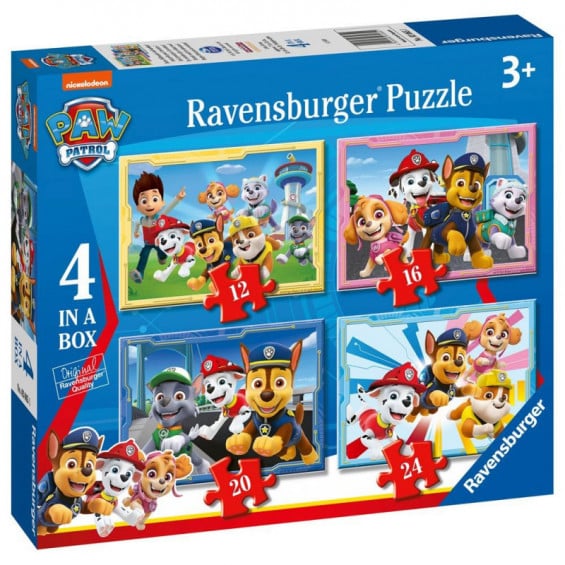 Ravensburger Puzzle Progresivo 12-16-20-24 Piezas Paw Patrol