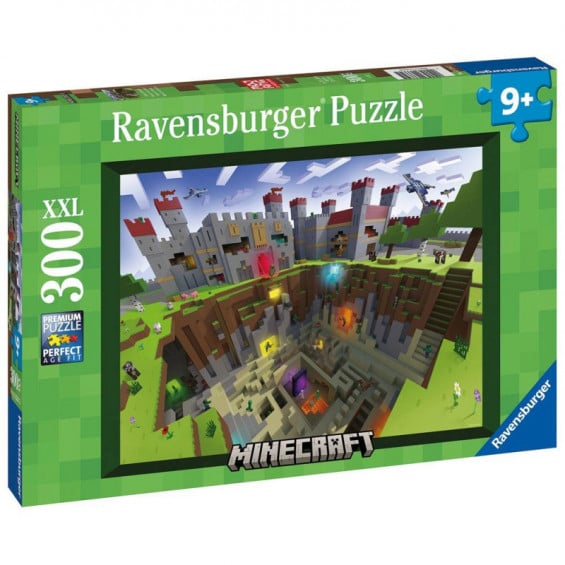 Ravensburger Puzzle 300 Piezas XXL Minecraft
