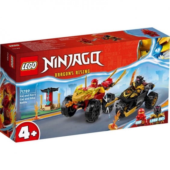 LEGO Ninjago Batalla en Coche y Moto de Kai y Ras - 71789