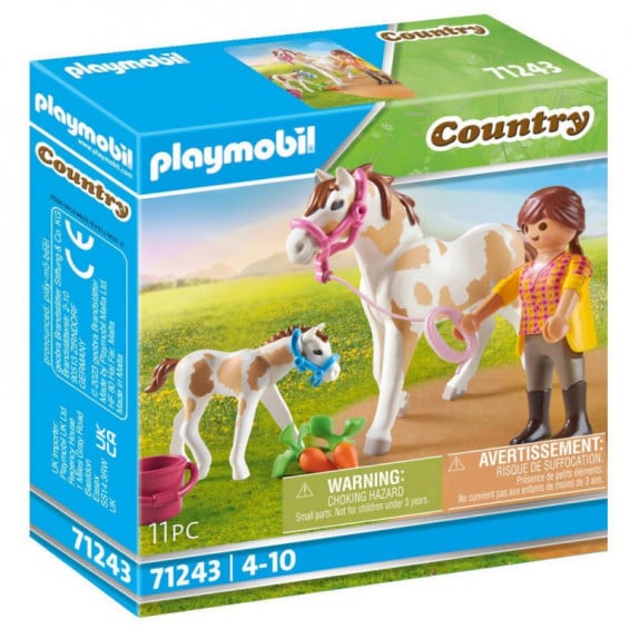 PLAYMOBIL Country Caballo con Potro - 71243