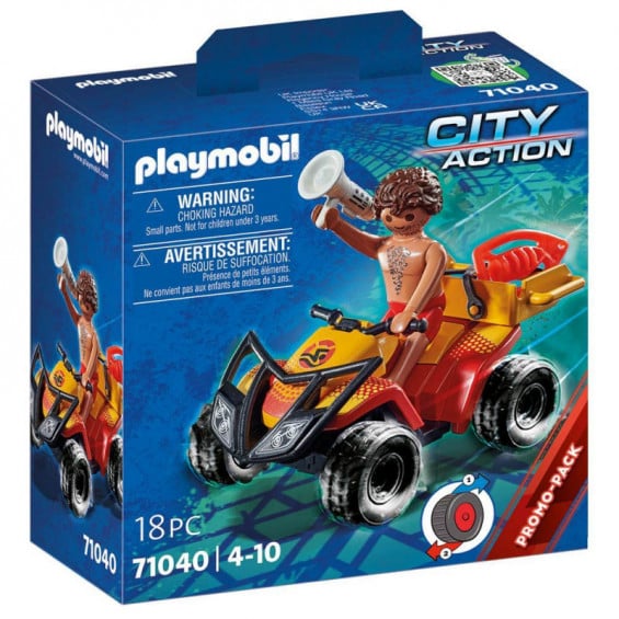 PLAYMOBIL City Action Quad de Rescate Promo Pack - 71040