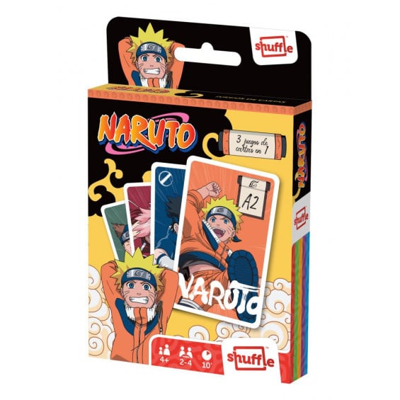 Shuffle Naruto 3 Juegos de Cartas en 1