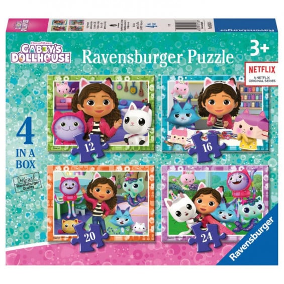 Ravensburger Puzzle Progresivo 10-12-14-16 Piezas La Casa De Muñecas De Gabby