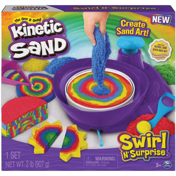 Kinetic Sand Swirl N' Surprise