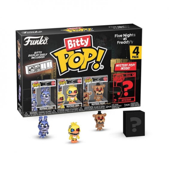 Funko Bitty Pop! Cinco Noches En Freddy's Pack 4 Figuras De Vinilo Bonnie Varios Modelos