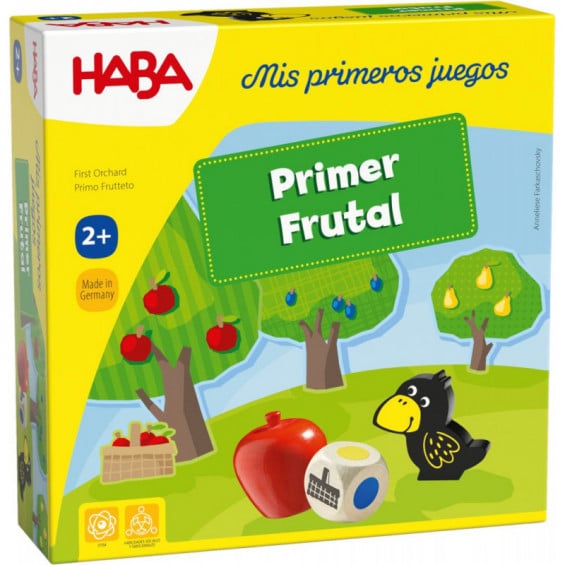 Haba Mis Primeros Juegos Primer Frutal Juego de Mesa Infantil