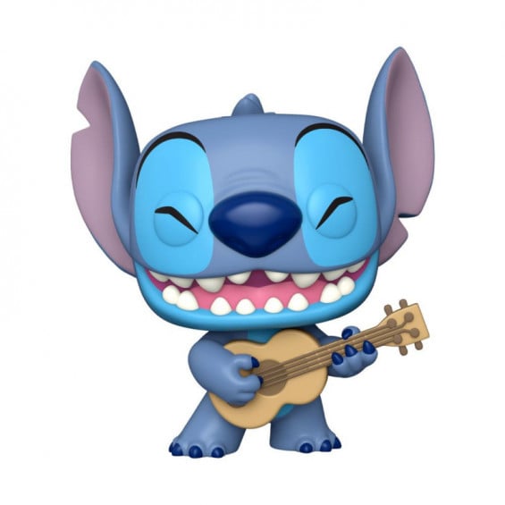 Funko Pop! Disney Lilo & Stitch Figura de Vinilo Stitch con Ukelele 25 cm Edición Especial