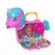 Polly Pocket Cofre para Mini Muñecas Unicornio Partyland