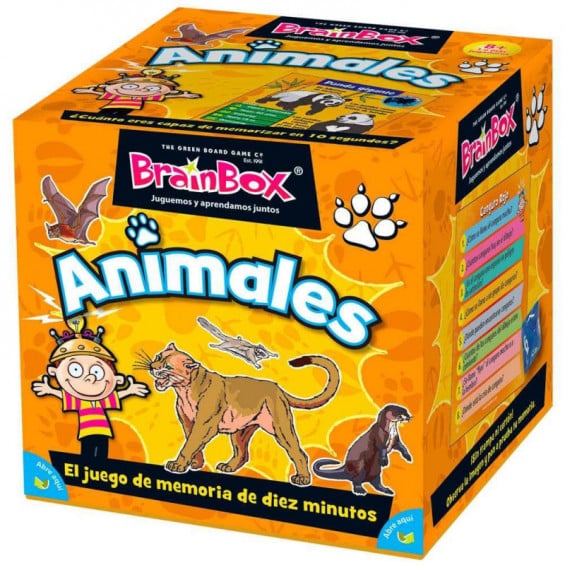 Asmodee BrainBox Animales Juego de Mesa