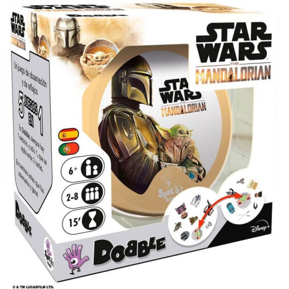 Asmodee Dobble Mandalorian Juego de Mesa