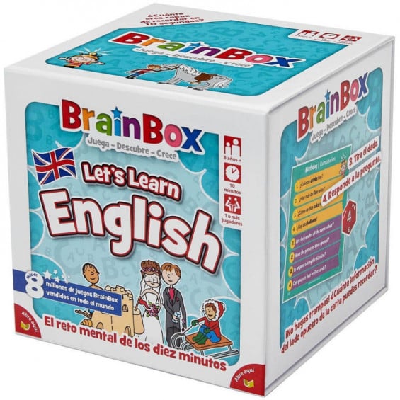 Asmodee BrainBox Let´s Learn English Juego de Mesa