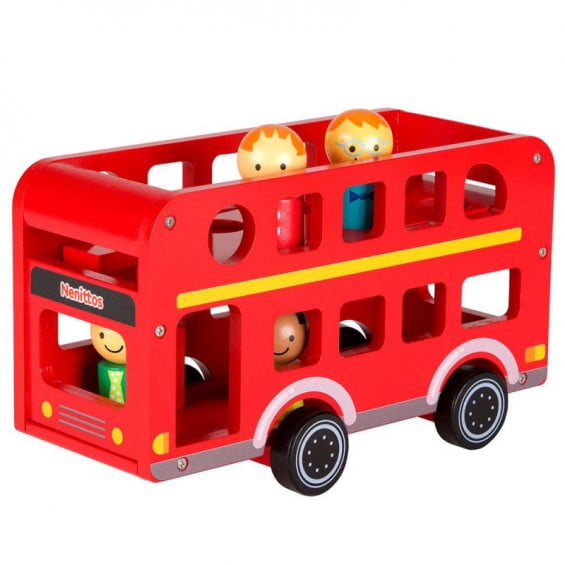 Nenittos Autobús de Madera con Figuras