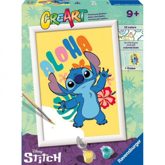 Ravensburger CreArt Serie D: Stitch Kit de Pintura