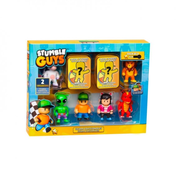 Stumble Guys Pack 8 Figuras Varios Modelos