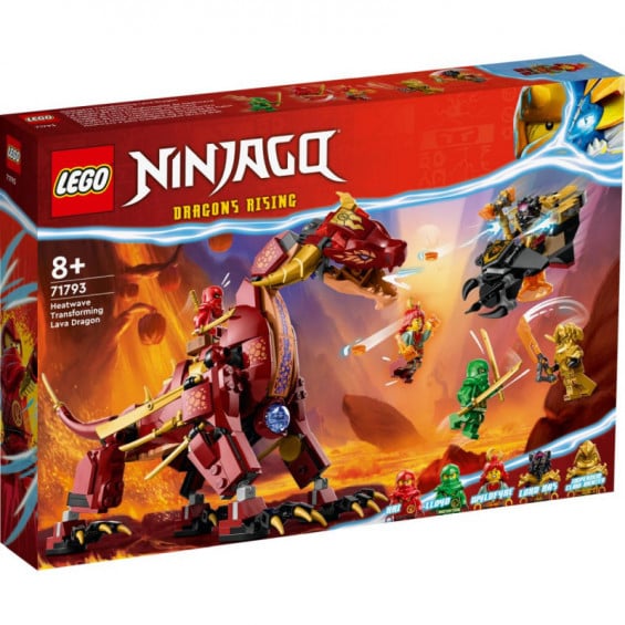 LEGO Ninjago Dragón de Lava Transformable de Heatwave - 71793