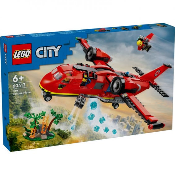 LEGO City Fire Avión de Rescate de Bomberos - 60413
