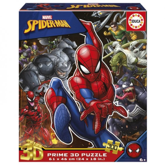 Puzzle Lenticular con Efecto 3D 300 Piezas SPIDER-MAN