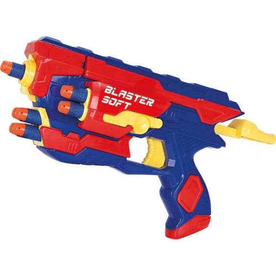 Juguettos Blaster Soft Pistola Level MS-10 Dardos