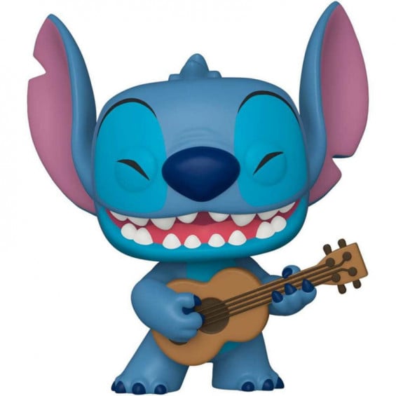 Funko Pop! Disney Lilo y Stitch Figura de Vinilo Stitch con Ukelele