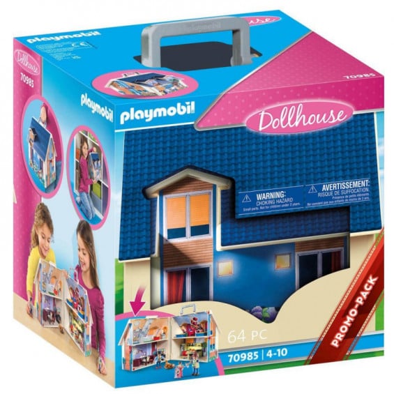 PLAYMOBIL Dollhouse Casa de Muñecas Maletín - 70985