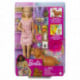 Barbie Rubia Perritos Recién Nacidos