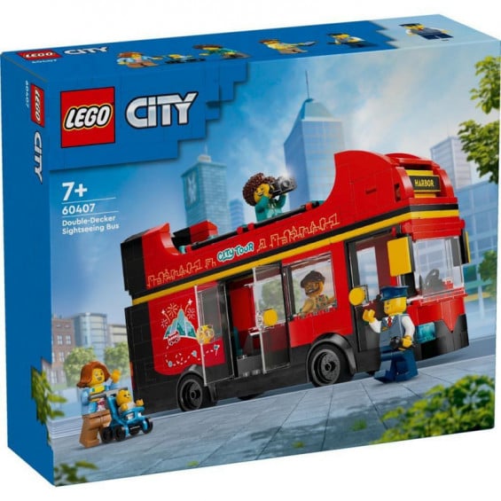 LEGO City Autobús Turístico Rojo de Dos Plantas - 60407