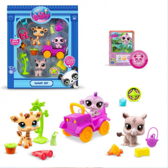 Littlest Pet Shop Pack de Juegos Safari Varios Modelos