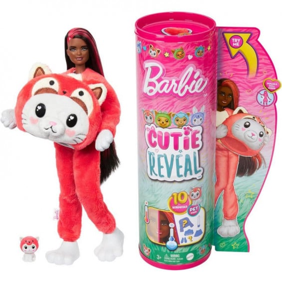 Barbie Cutie Reveal Serie Disfraces Gatito Panda