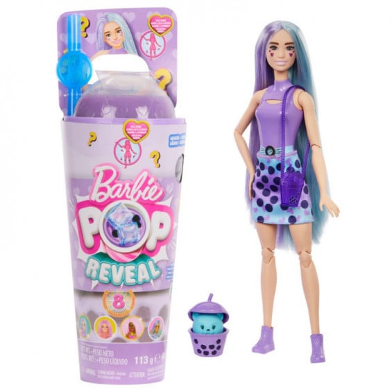 Barbie Pop Reveal Serie Té de Burbujas Muñeca Leche de Malanga