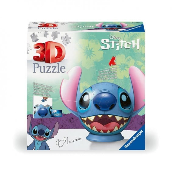 Ravensburger Puzzle 3D Disney Stitch con Orejas