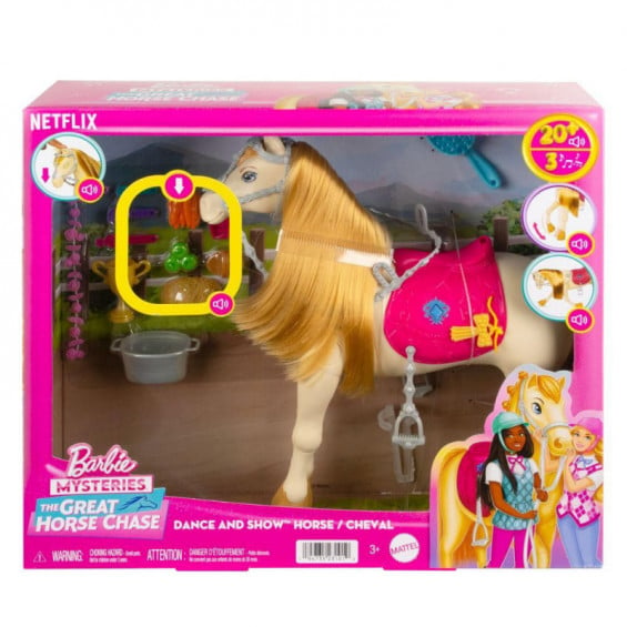 Barbie Mysteries The Great Horse Chase Dance and Show Caballo con Sonidos