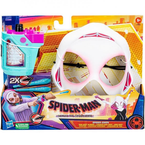 SPIDER-MAN Across The Spider Verse Máscara y Lanzador Varios Modelos