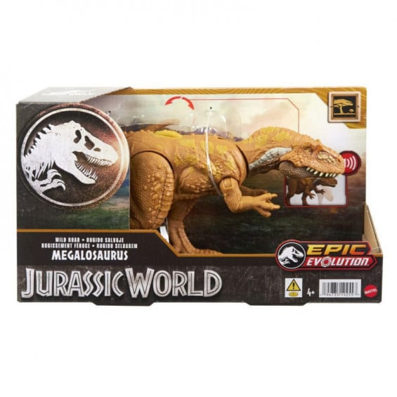 Jurassic World Wild Roar Megalosaurus Dinosaurio con Sonidos