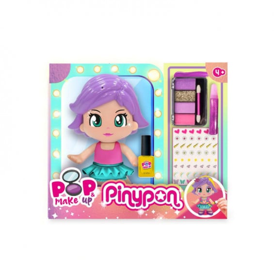 Pinypon Pop & Make Up Figura y Maquillaje