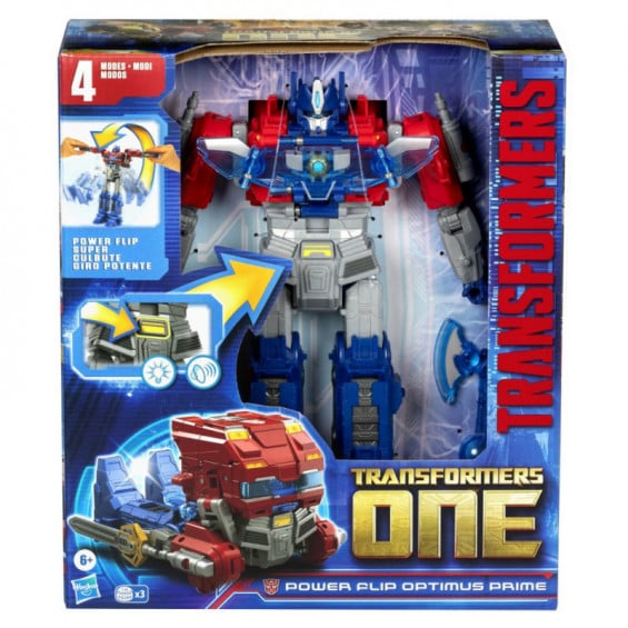 Transformers One Power Flip Optimus Prime Orion Pax