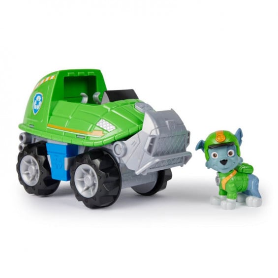 Paw Patrol Jungle Pups Rocky's Turtle Vehicle Vehículo y Figura