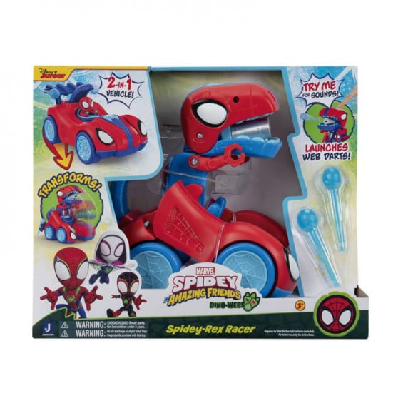 Spidey And His Amazing Friends Spidey-Rex Racer
